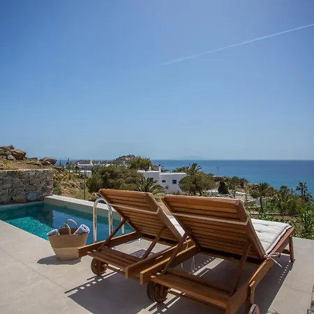 Only Yours , Mykonos - Private Pool & Sea View Near Scorpios דירה