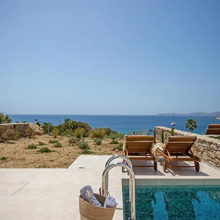 公寓 Only Yours , Mykonos - Private Pool & Sea View Near Scorpios *