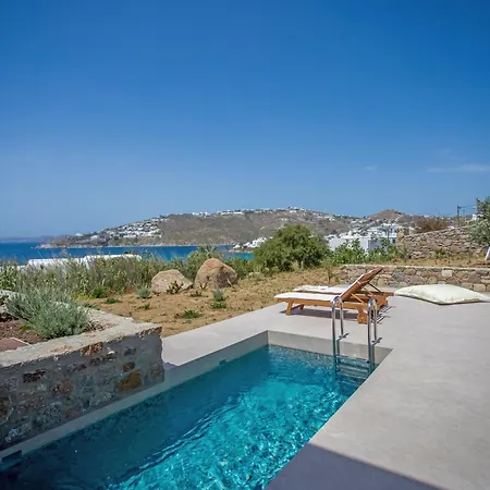Apartment Only Yours , Mykonos - Private Pool & Sea View Near Scorpios *