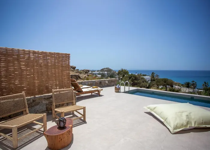 Only Yours , Mykonos - Private Pool & Sea View Near Scorpios Lejlighed Paraga (Mykonos)