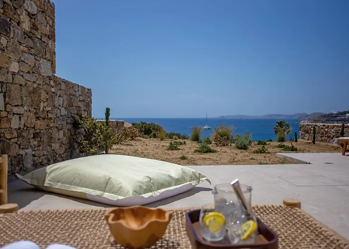 Only Yours , Mykonos - Private Pool & Sea View Near Scorpios Lejlighed *