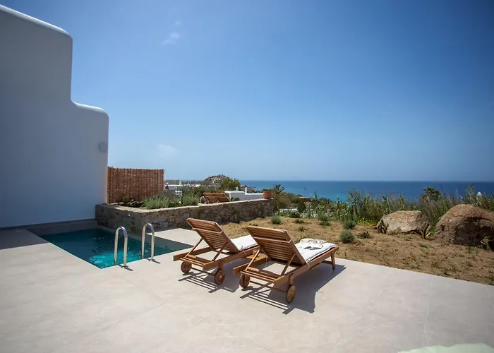 Only Yours , Mykonos - Private Pool & Sea View Near Scorpios Lejlighed Paraga (Mykonos)