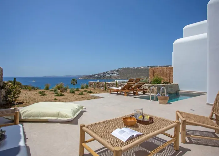 Only Yours , Mykonos - Private Pool & Sea View Near Scorpios